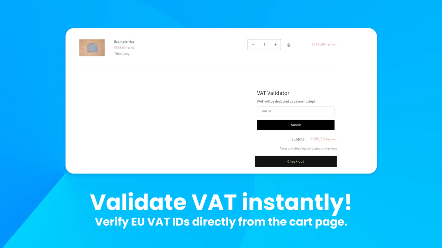 VAT Validation : Dual Pricing