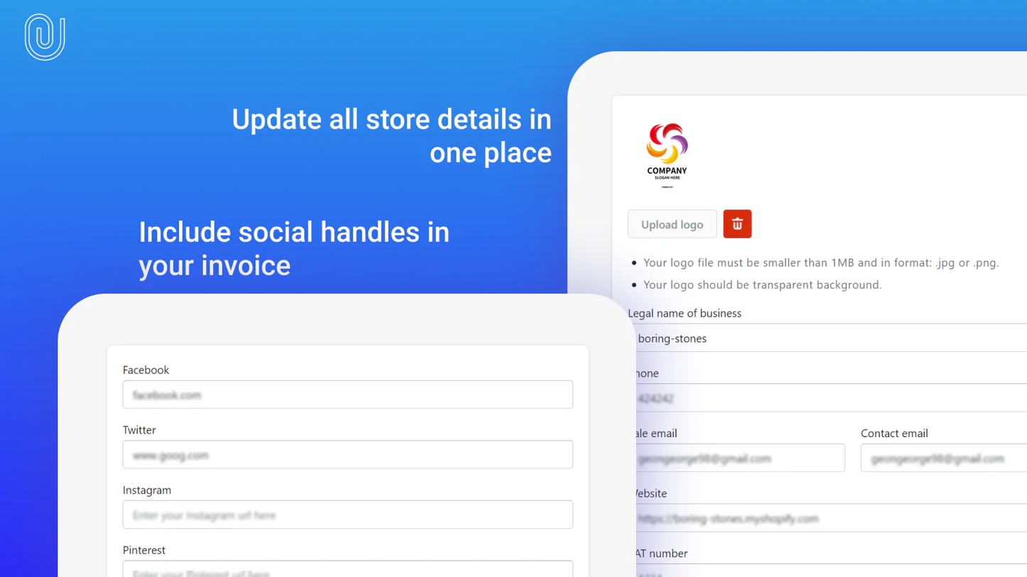 Invoice & Order PDF Creator