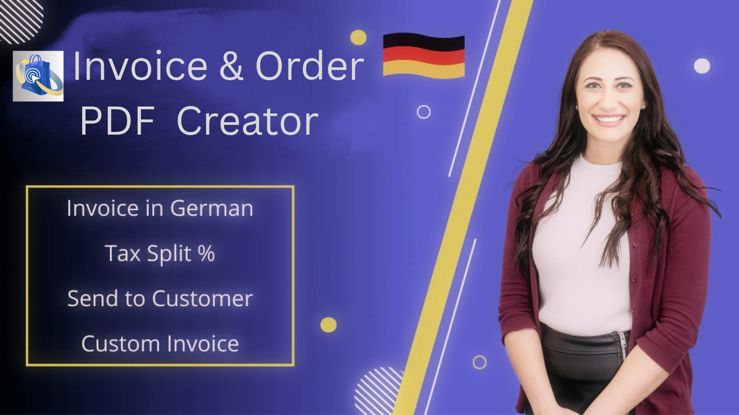 Invoice & Order PDF Creator